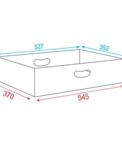Top insert for Multiflex Case 80/120 37cm, Linea Premium