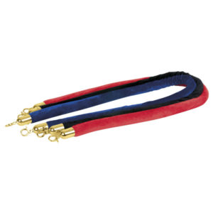 Velvet Rope Gold Hook Blu