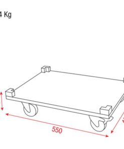 Wheelboard for Stack Case VL Pannello con ruote per baule impilabile H