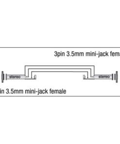 XGA02 - Mini Jack/F > Mini Jack/F