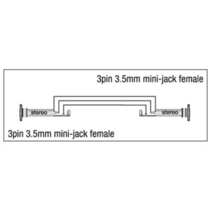 XGA02 - Mini Jack/F > Mini Jack/F