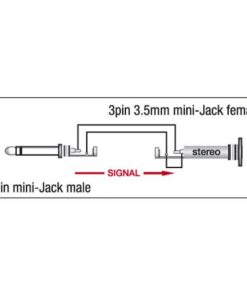 XGA07 - Mini Jack/M mono > Mini Jack/F