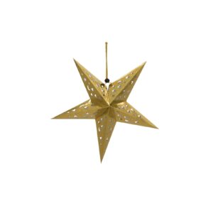 EUROPALMS Star Lantern, Paper, gold, 50 cm