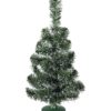 EUROPALMS Table christmas tree, green-white, 45cm