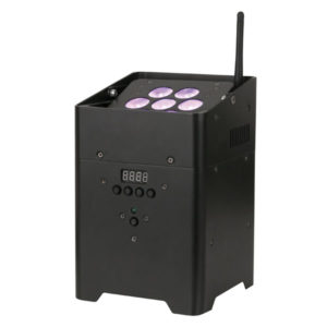 EventLITE 7/4 Q4 comprensivo di DMX Wireless, colore: Nero