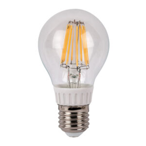 LED Bulb Clear WW E27 8W, regolabile con dimmer