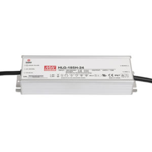 LED Power Supply 185 W 24 VDC HLG-185H-24