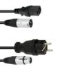 PSSO Combi Cable Safety Plug/XLR 10m