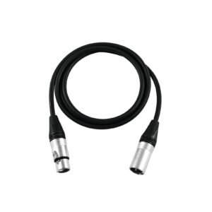 PSSO XLR cable 3pin 1m bk Neutrik