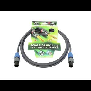 SOMMER CABLE Speaker cable Speakon 2x2.5 2.5m bk