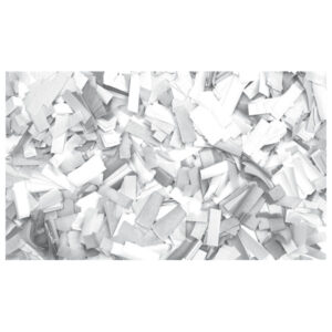 Show Confetti Rectangle 55 x 17mm Bianco, 1 kg Ignifugo