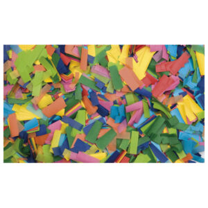 Show Confetti Rectangle 55 x 17mm Multicolore, 1 kg Ignifugo