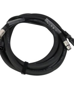 1.5m Combi IEC Male - IEC Female and 3-Pin Male XLR - 3-Pin Female XLR