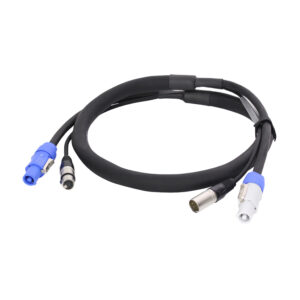 10m Combi 5-Pin DMX/PowerCON Cable Lead