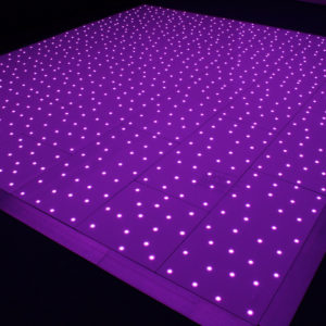 Black RGB Starlit Dance Floor System 24ft x 24ft