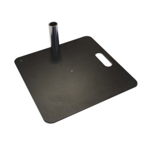 Curtain Call Pipe and Drape 450 x 450mm Black Base Plate (Requires Spigot)