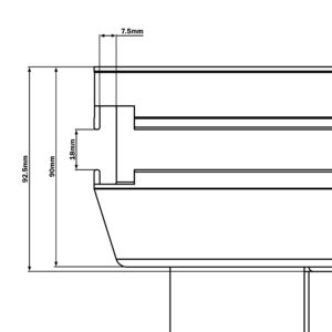 GT Stage Deck 1 x 0.5m Hexa Stage Platform