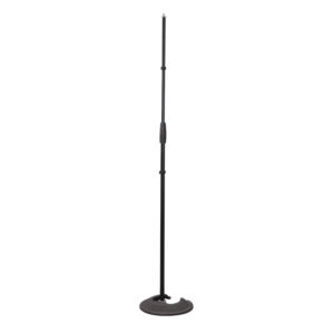 Microphone Stand With Round Stacking Base