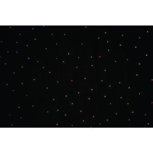 PRO 6 x 3m Tri LED Black Starcloth System