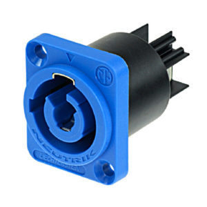 PowerCON A-type Chassis Connector Blue NAC3MPA-1