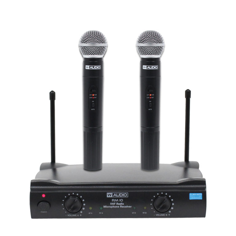 RM 10 Twin Handheld VHF Radio Microphone System (173.8Mhz/175.0Mhz)