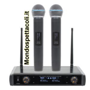 Sistema UHF doppio palmare TM 80 Twin (863.0 Mhz / 864.0 Mhz)