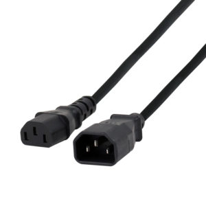 0.5m IEC Male - IEC Female Cable Lead