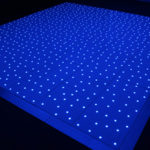 Black RGB Starlit Dance Floor System 18ft x 18ft