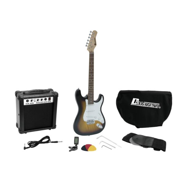 DIMAVERY EGS-1 Electric guitar set, sunburst