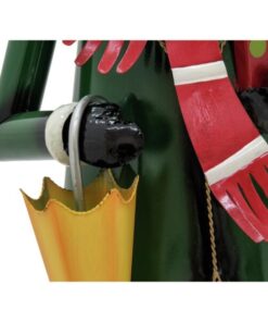 EUROPALMS Reindeer with Coat, Metal, 155cm, green