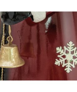 EUROPALMS Santa Claus, Metal, 150cm, red