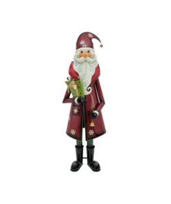 EUROPALMS Santa Claus, Metal, 195cm, red