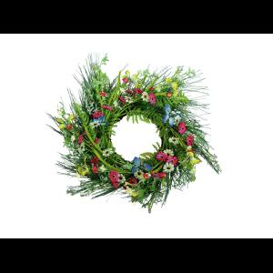 EUROPALMS Wild Flower Wreath 65cm