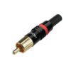 HICON RCA plug HI-CM03-RED