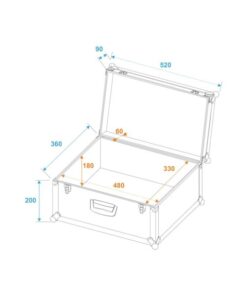 ROADINGER Universal Case Tour 52x36x29cm black