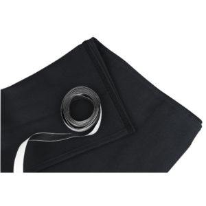 Skirt for Stage-elements 6 m (P) - 80 cm (H), Nero