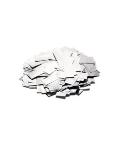TCM FX Metallic Confetti rectangular 55x18mm, silver, 1kg
