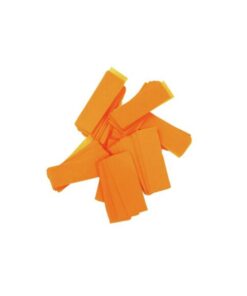 TCM FX Slowfall Confetti rectangular 55x18mm, neon-orange, uv ac