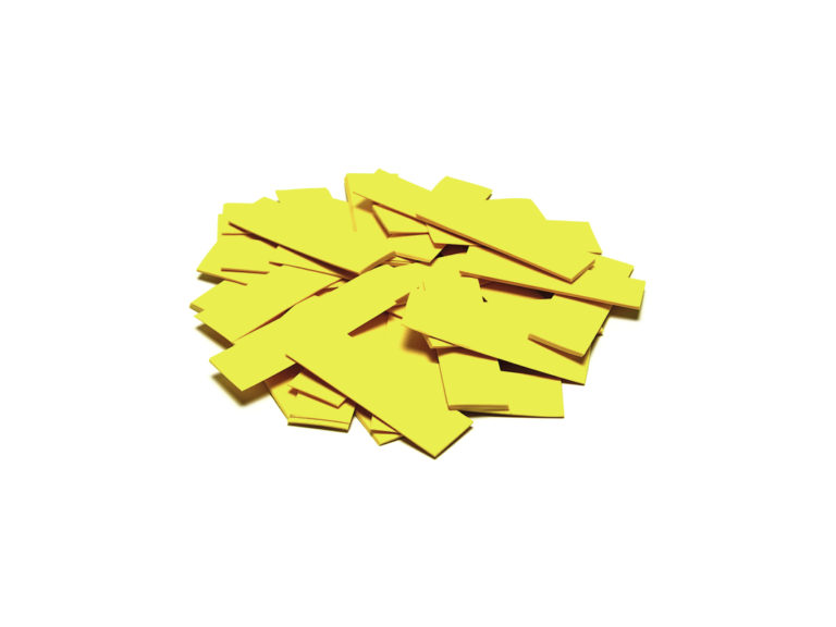 TCM FX Slowfall Confetti rectangular 55x18mm, yellow, 1kg