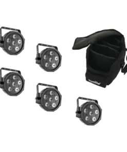 EUROLITE Set 5x LED SLS-6 TCL Spot + Soft Bag