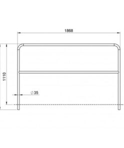 ALUTRUSS BE-1G2 Handrail