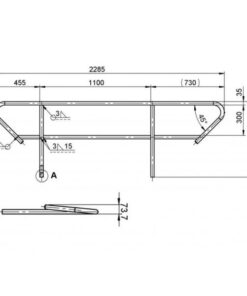 ALUTRUSS BE-1T handrail for BE-1T