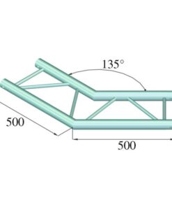 ALUTRUSS BILOCK BQ2-PAC23H 2-way Corner 135°