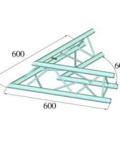 ALUTRUSS DECOLOCK DQ3-PAC20 2-Way Corner 60°