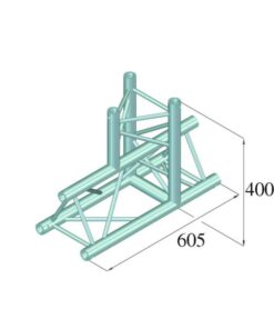 ALUTRUSS DECOLOCK DQ3-PAT37 3-Way T-Piece 90°