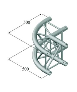 ALUTRUSS QUADLOCK 6082C-21R 2-Way Corner 90°