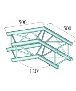 ALUTRUSS QUADLOCK 6082C-22 2-Way Corner 120°