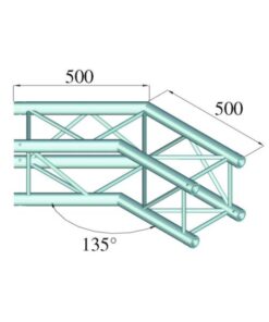 ALUTRUSS QUADLOCK 6082C-23 2-Way Corner 135°