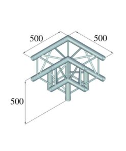 ALUTRUSS QUADLOCK 6082L-30 3-Way Corner 90°