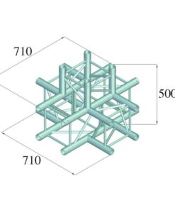 ALUTRUSS QUADLOCK S6082C-51 5-Way Cross Piece